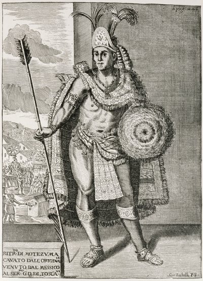 Ritratto di Montezuma II (1466-1520) da 