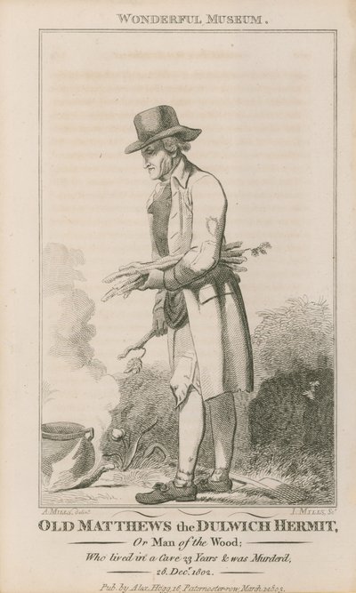 Ritratto di Old Matthews da English School