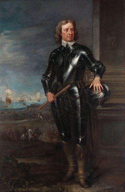 Ritratto di Oliver Cromwell da English School