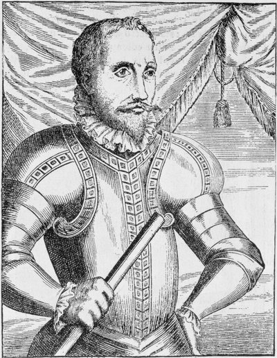 Ritratto di Pedro de Valdibia, Governatore del Cile, da 