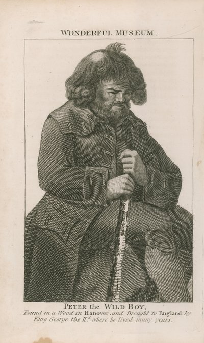 Ritratto di Peter il Ragazzo Selvaggio da English School