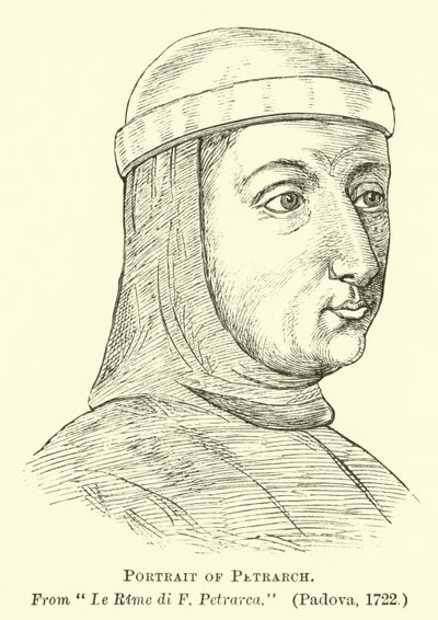 Ritratto di Petrarca da English School