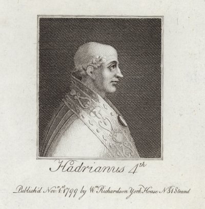 Ritratto di Papa Adriano IV da English School