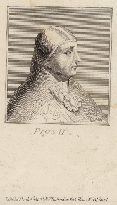 Ritratto di Papa Pio II da English School