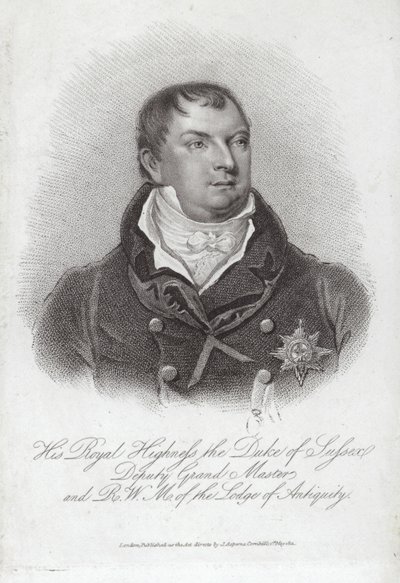 Ritratto di Principe Augusto Federico, Duca di Sussex da English School