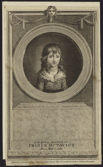 Ritratto di Ottavio, Principe da English School