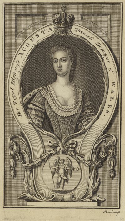 Ritratto di Augusta, Principessa di Sassonia-Gotha-Altenburg da English School