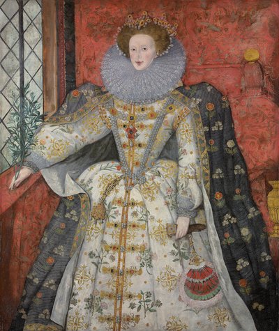 Ritratto della regina Elisabetta I (1533-1603), 1585-90 circa (olio su tela) da English School