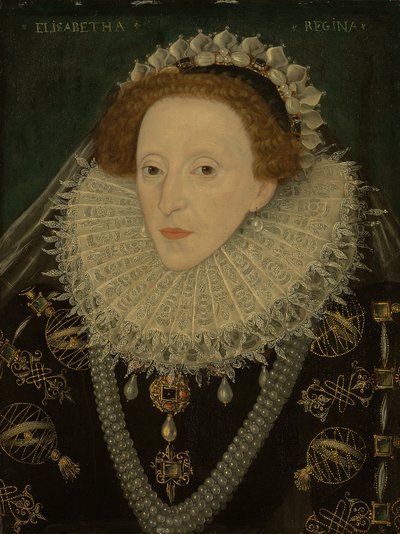 Ritratto della regina Elisabetta I, c.1580 da English School