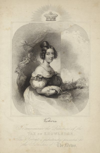 Ritratto della Regina Vittoria da English School