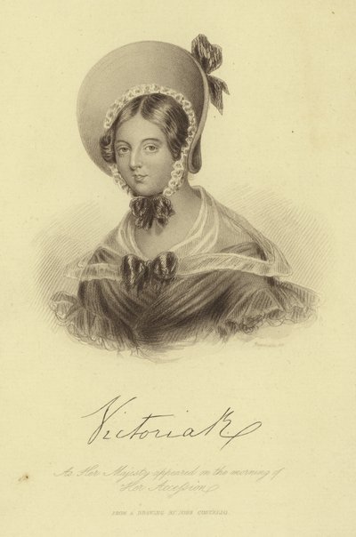 Ritratto della Regina Vittoria da English School