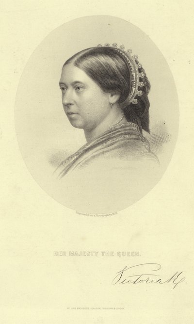 Ritratto della Regina Vittoria da English School