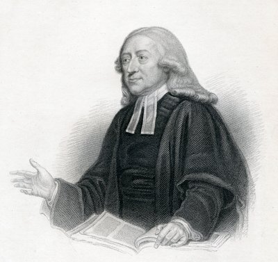 Ritratto del Reverendo John Wesley A. M., XIX secolo da English School