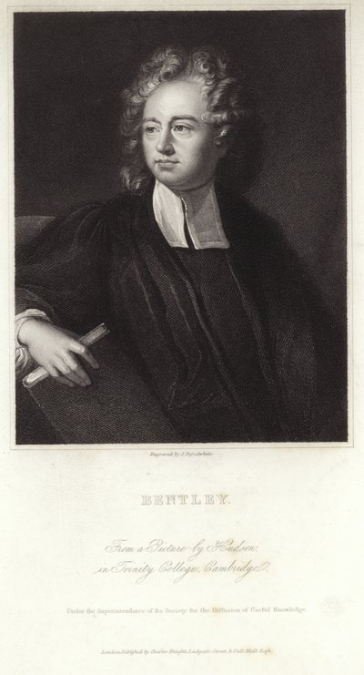 Ritratto di Richard Bentley da English School