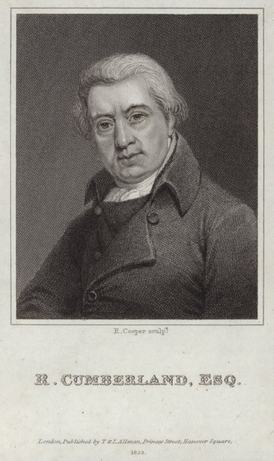 Ritratto di Richard Cumberland da English School