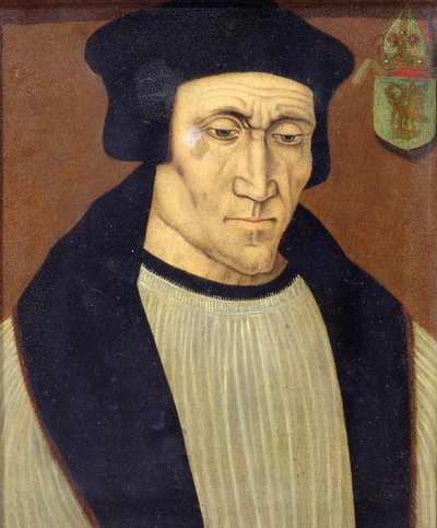 Ritratto di Richard Foxe o Fox (c.1448-1528) Vescovo di Winchester, Lord Privy Seal di Enrico VII e Enrico VIII e fondatore del Corpus Christi College, Oxford da English School