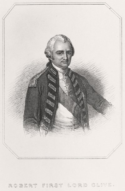 Ritratto di Robert Clive, primo Lord Clive da English School