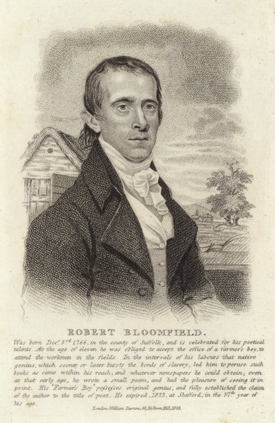 Ritratto di Robert Bloomfield da English School
