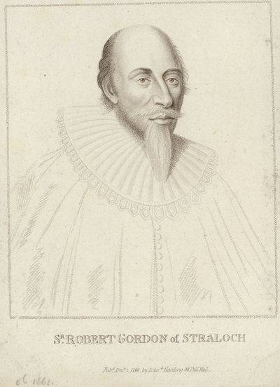 Ritratto di Robert Gordon di Straloch da English School