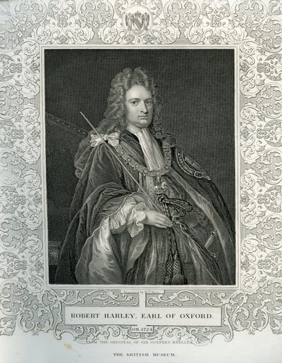 Ritratto di Robert Harley, primo Conte di Oxford da English School