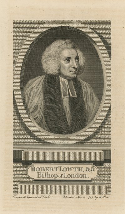 Ritratto di Robert Lowth da English School