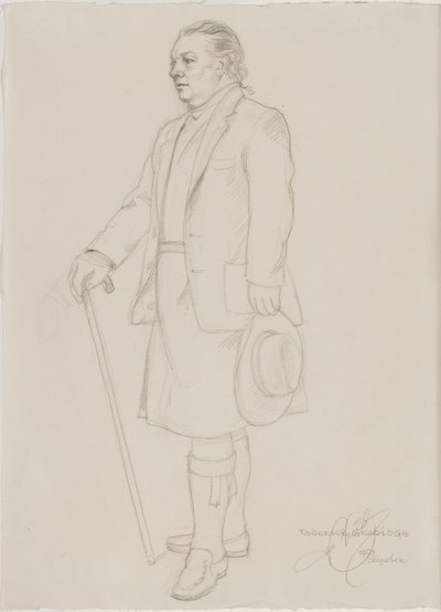 Ritratto di Roderick Gradidge da English School