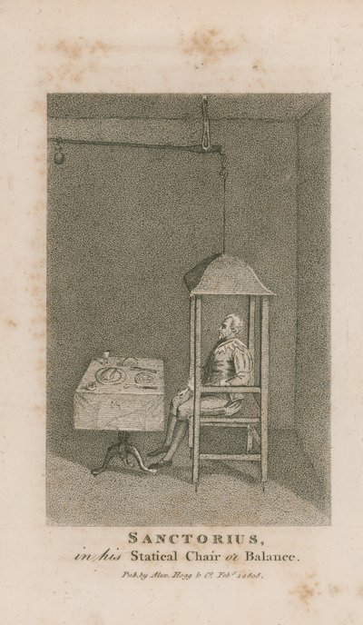 Ritratto di Sanctorius da English School