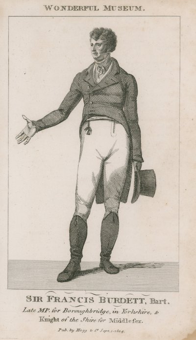Ritratto di Sir Francis Burdett da English School