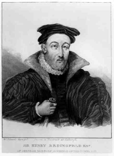 Ritratto di Sir Henry Bedingfeld (1511-83) inciso da William Camden Edwards (1777-1855) da English School
