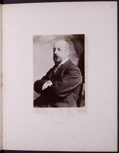 Ritratto di Sir James D Linton, c.1900 da English School