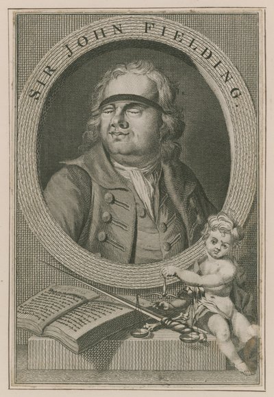 Ritratto di Sir John Fielding da English School