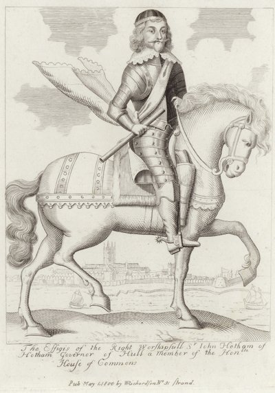 Ritratto di Sir John Hotham il giovane da English School