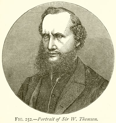 Ritratto di Sir W. Thomson da English School