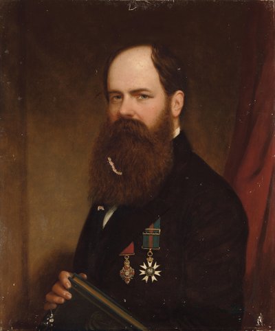 Ritratto di Sir Walter Lawry Buller, N.Z.C., K.C.M.G., F.R.S. da English School