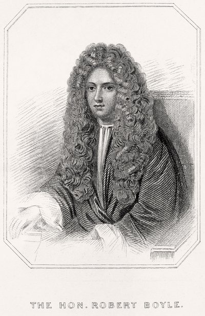 Ritratto di Robert Boyle da English School