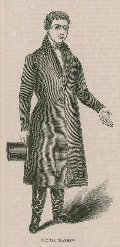 Ritratto di Theobald Mathew da English School