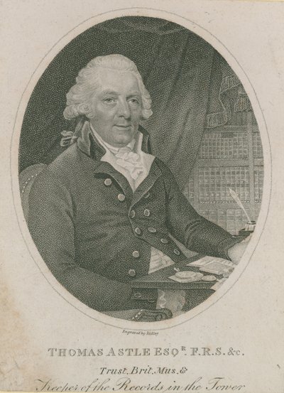 Ritratto di Thomas Astle da English School