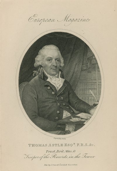Ritratto di Thomas Astle da English School