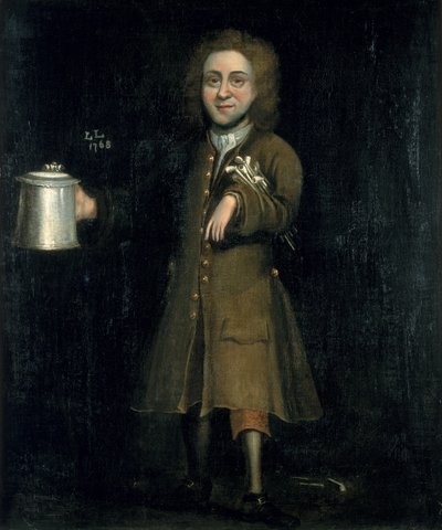 Ritratto di Thomas Hodges, 1768 da English School