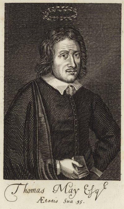 Ritratto di Thomas May da English School