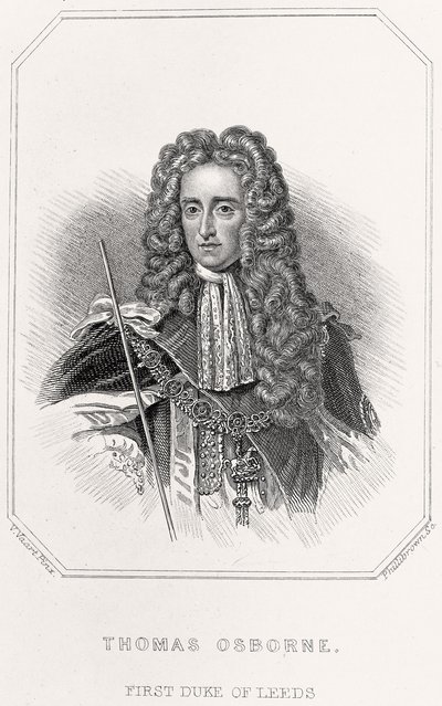 Ritratto di Thomas Osborne, 1° Duca di Leeds da English School