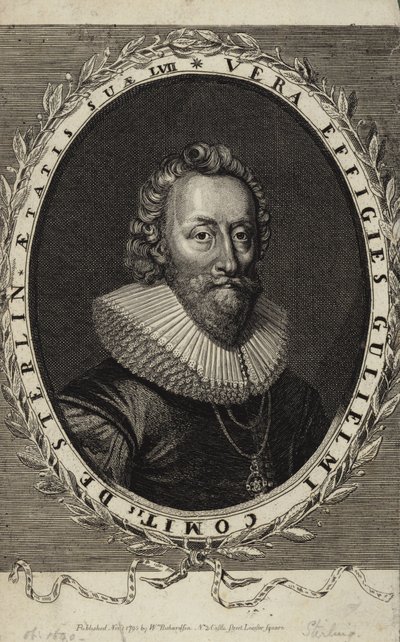Ritratto di William Alexander, Conte di Stirling da English School