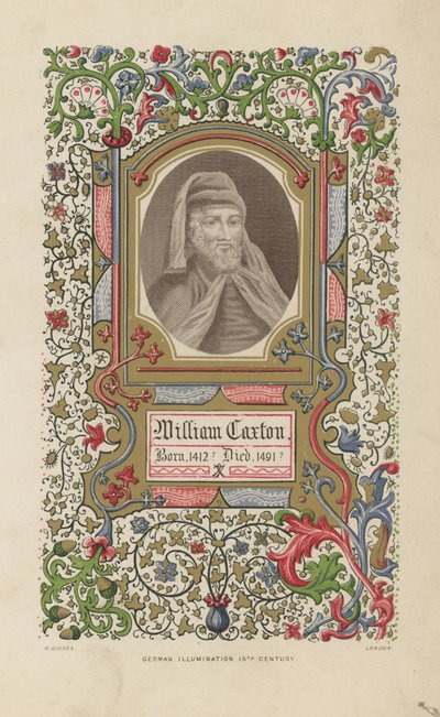 Ritratto di William Caxton da English School