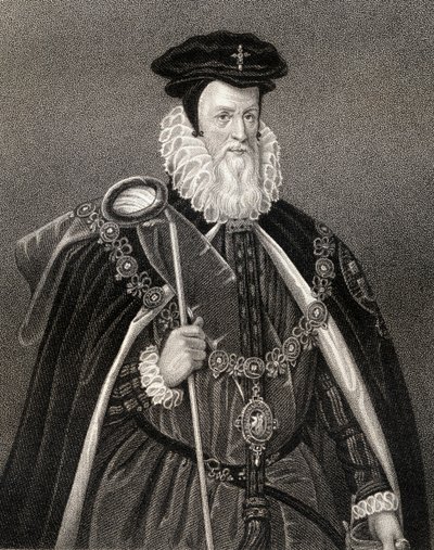 Ritratto di William Cecil (1520-98) Lord Burghley, da 