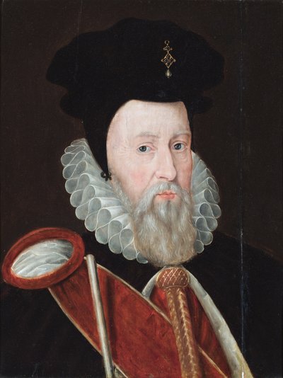 Ritratto di William Cecil, Lord Burghley da English School