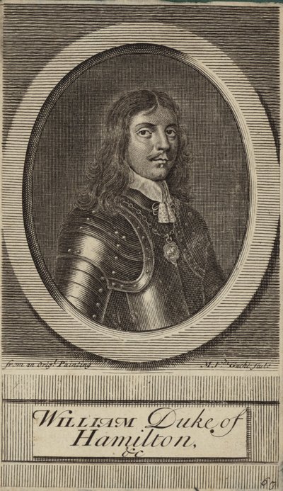 Ritratto di William Hamilton, Duca di Hamilton da English School