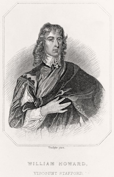Ritratto di William Howard, Visconte Stafford da English School