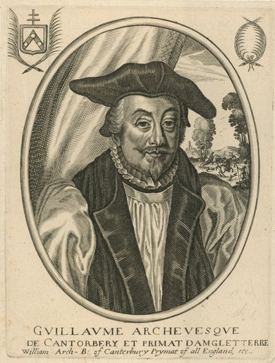 Ritratto di William Laud da English School