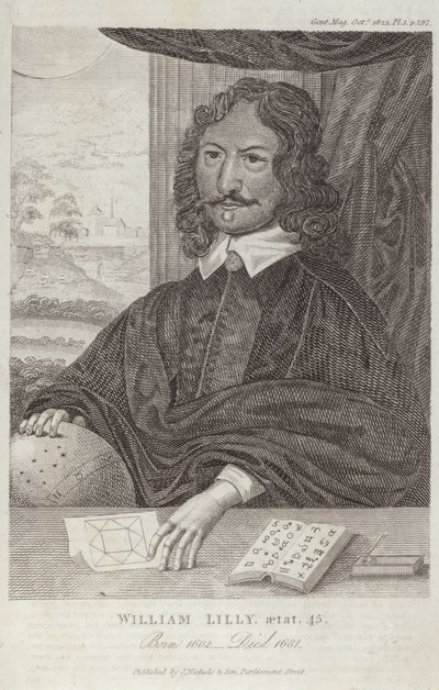 Ritratto di William Lilly da English School