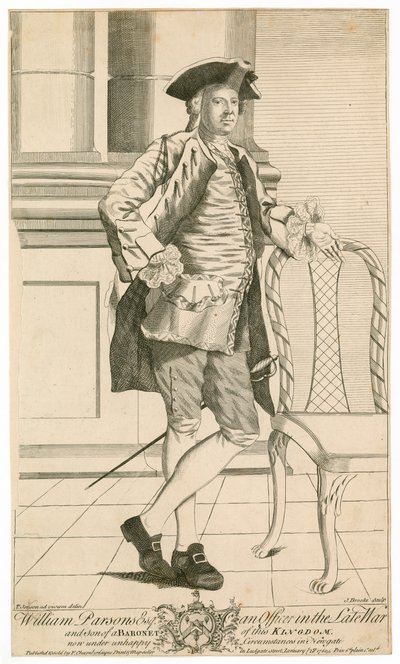 Ritratto di William Parsons da English School